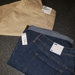 Old Navy Shorts Lot of 2 size 16 Curvy Bermuda